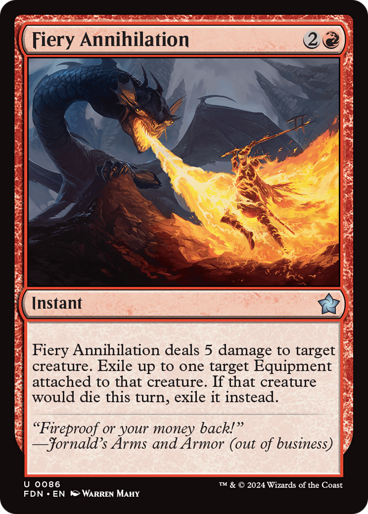 Fiery Annihilation [Foundations] | Pegasus Games WI