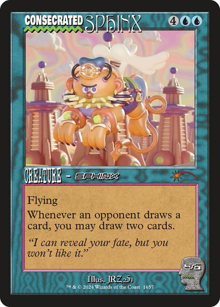 Consecrated Sphinx (1657) (Rainbow Foil) [Secret Lair Drop Series] | Pegasus Games WI