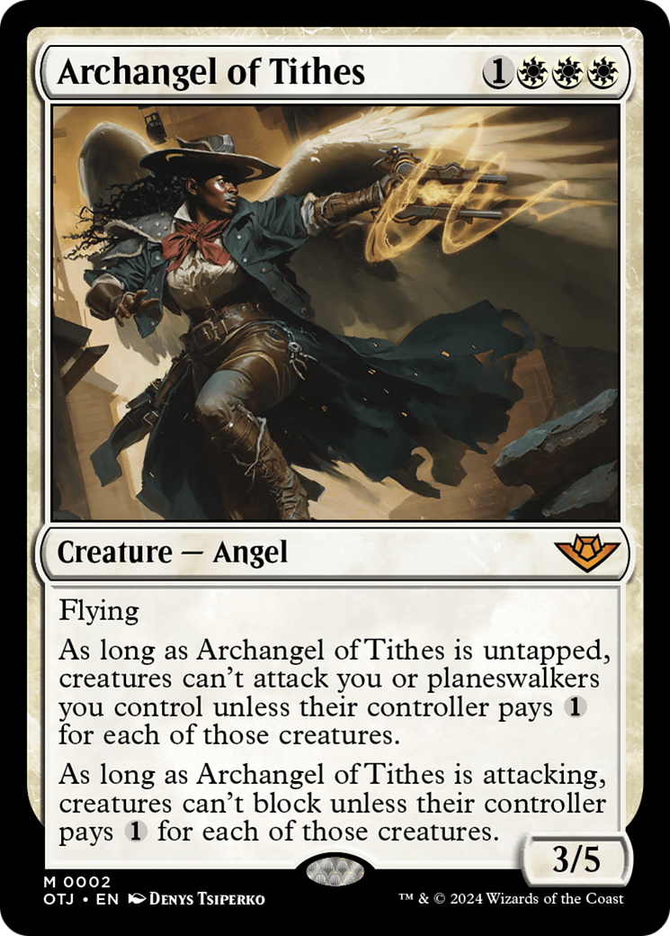 Archangel of Tithes [Outlaws of Thunder Junction] | Pegasus Games WI