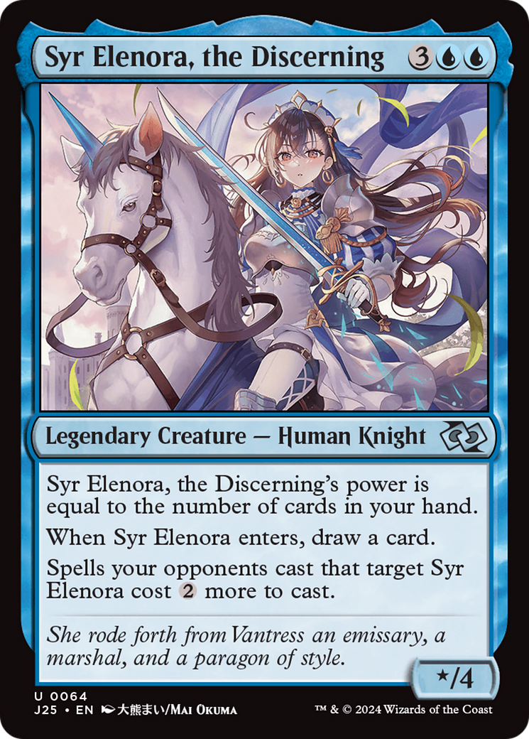 Syr Elenora, the Discerning (Anime) [Foundations Jumpstart] | Pegasus Games WI