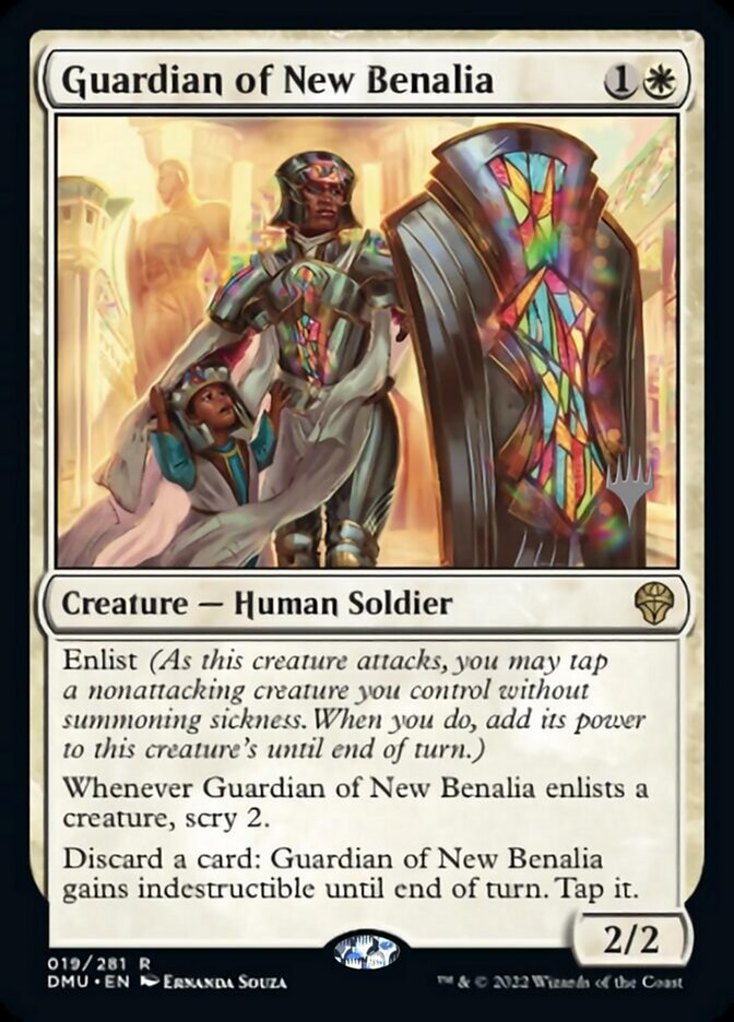 Guardian of New Benalia (Promo Pack) [Dominaria United Promos] | Pegasus Games WI