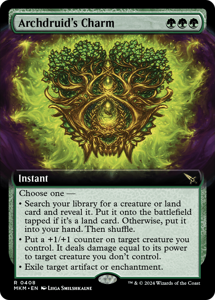 Archdruid's Charm (Extended Art) [Murders at Karlov Manor] | Pegasus Games WI