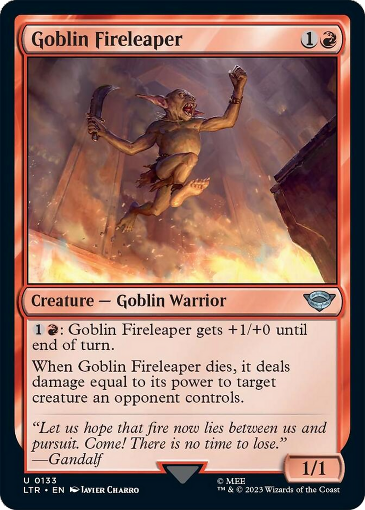 Goblin Fireleaper [The Lord of the Rings: Tales of Middle-Earth] | Pegasus Games WI