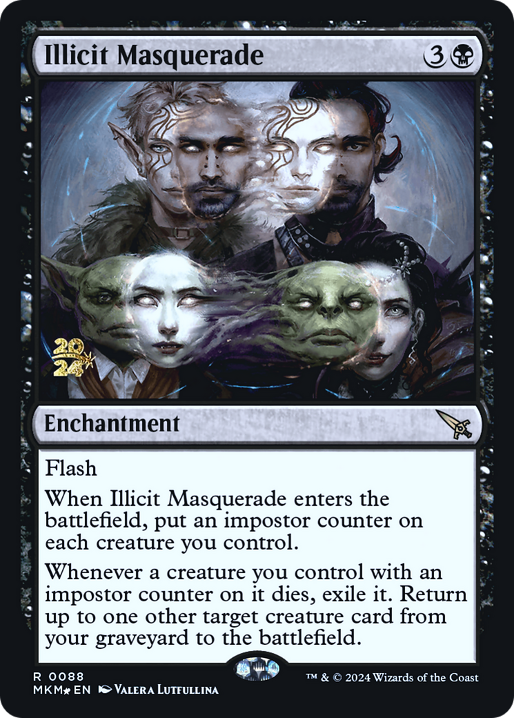 Illicit Masquerade [Murders at Karlov Manor Prerelease Promos] | Pegasus Games WI
