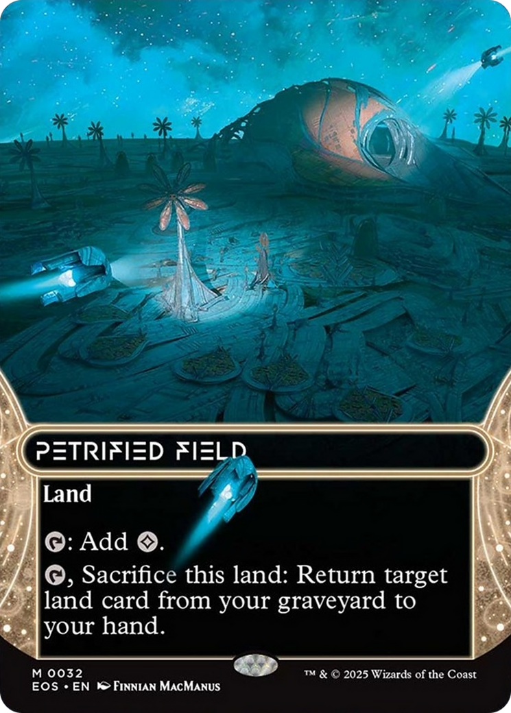 Petrified Field (0032) (Borderless) [Edge of Eternities: Stellar Sights] | Pegasus Games WI
