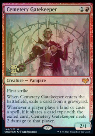 Cemetery Gatekeeper [Innistrad: Crimson Vow Prerelease Promos] | Pegasus Games WI