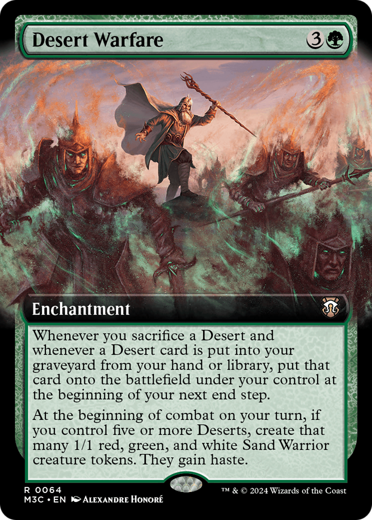 Desert Warfare (Extended Art) [Modern Horizons 3 Commander] | Pegasus Games WI