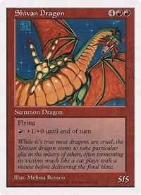 Shivan Dragon (Oversized) [Oversize Cards] | Pegasus Games WI