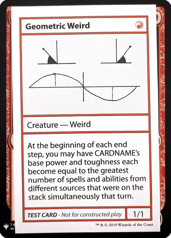 Geometric Weird [Mystery Booster Playtest Cards] | Pegasus Games WI