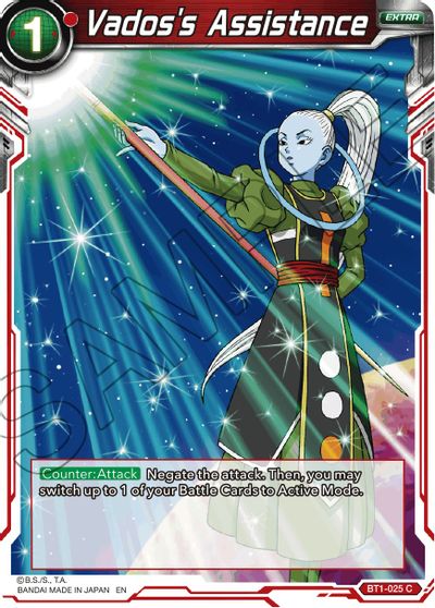 Vados's Assistance (Reprint) (BT1-025) [Battle Evolution Booster] | Pegasus Games WI