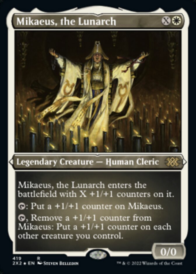 Mikaeus, the Lunarch (Foil Etched) [Double Masters 2022] | Pegasus Games WI