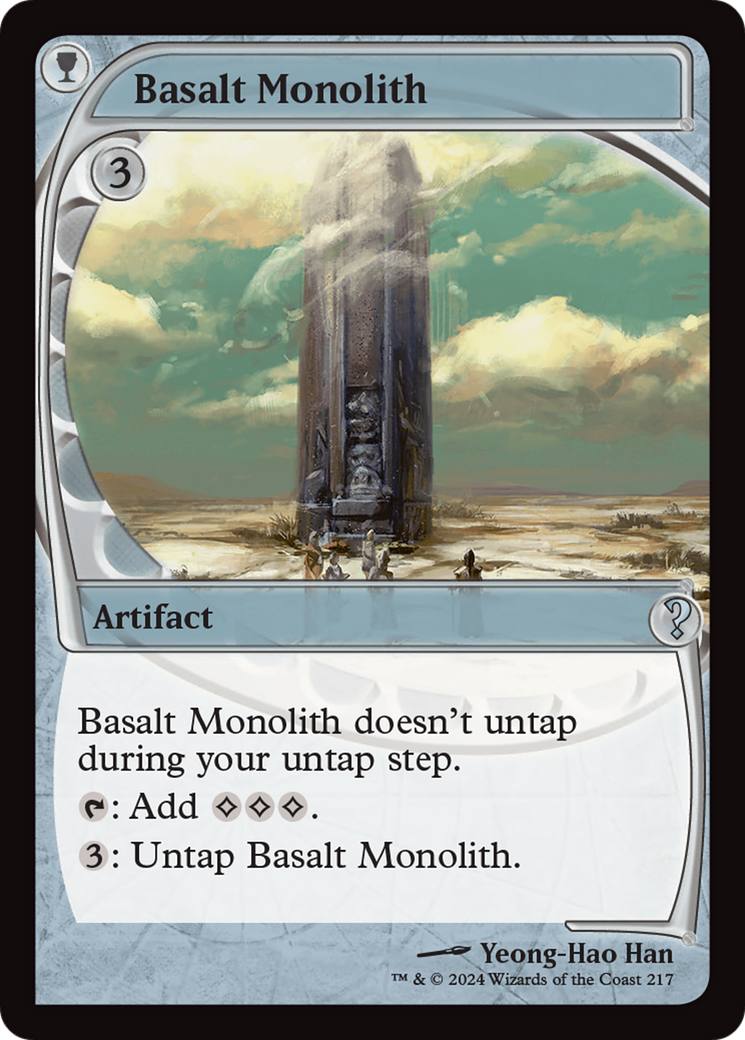 Basalt Monolith (Future Sight) [Mystery Booster 2] | Pegasus Games WI