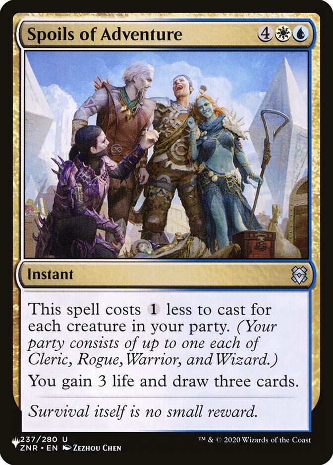 Spoils of Adventure [The List] | Pegasus Games WI