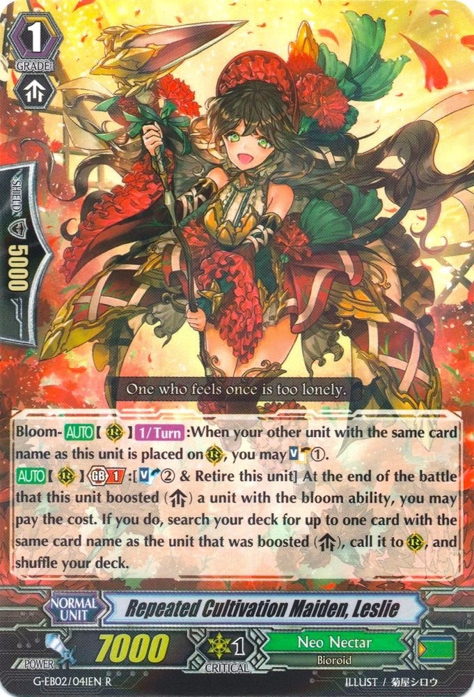 Repeated Cultivation Maiden, Leslie (G-EB02/041EN) [The AWAKENING ZOO] | Pegasus Games WI