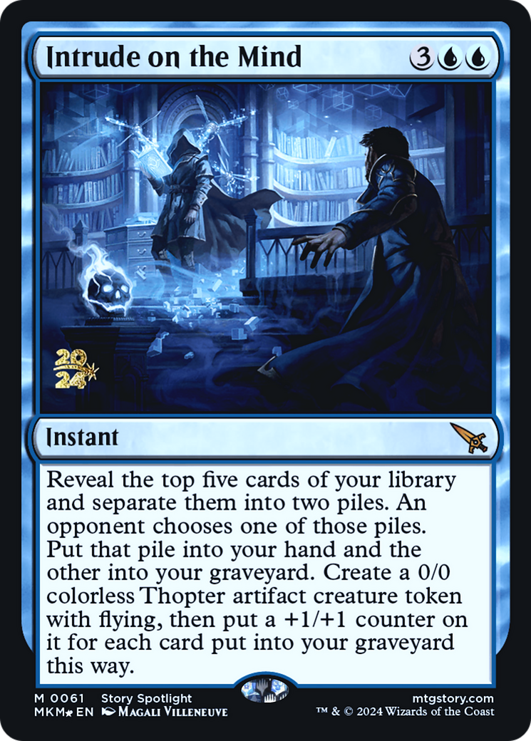 Intrude on the Mind [Murders at Karlov Manor Prerelease Promos] | Pegasus Games WI