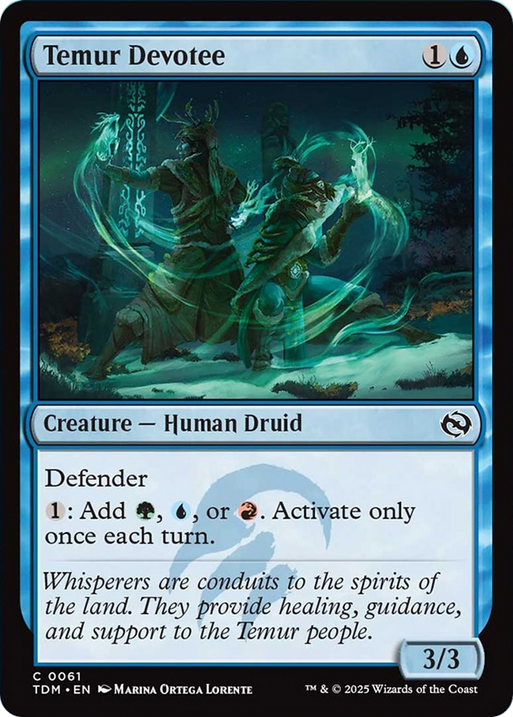 Temur Devotee [Tarkir: Dragonstorm] | Pegasus Games WI