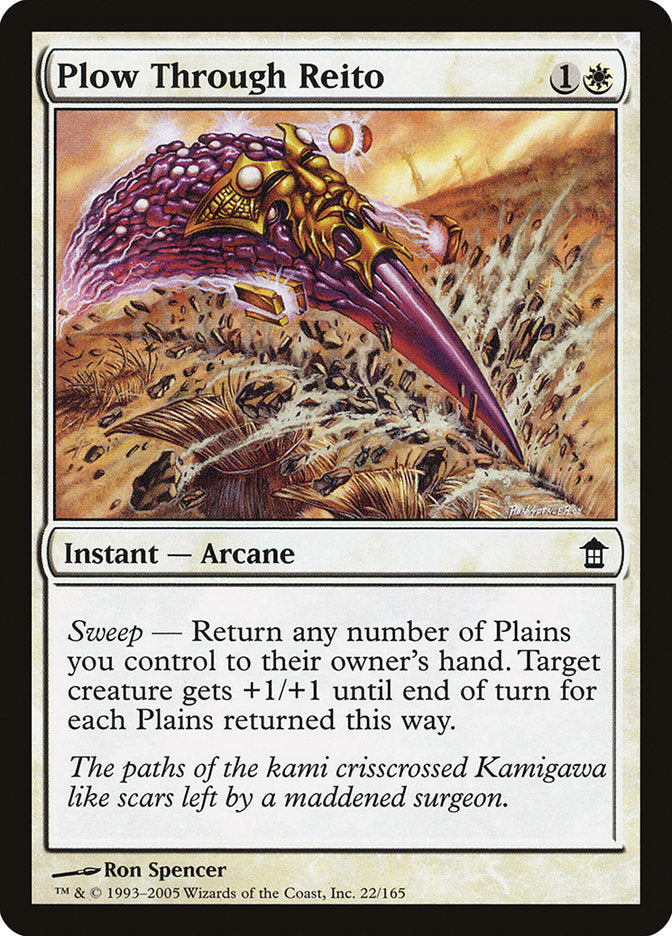 Plow Through Reito [Saviors of Kamigawa] | Pegasus Games WI