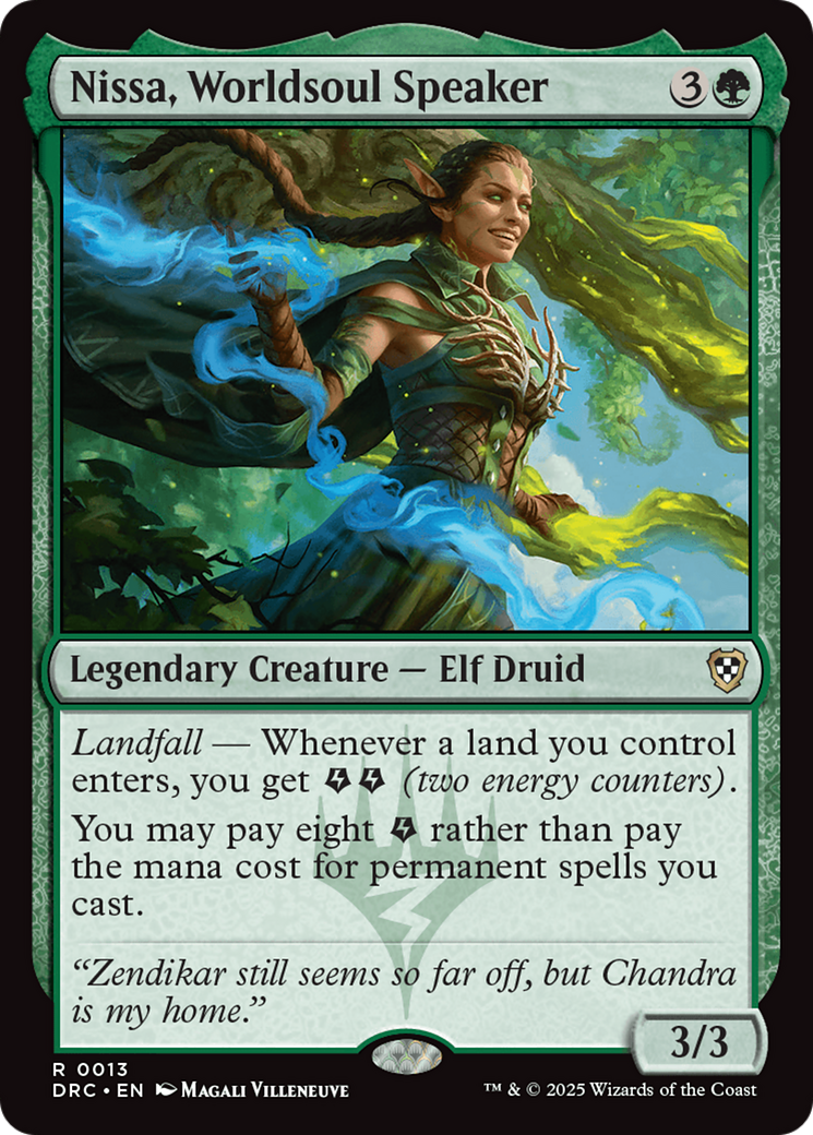 Nissa, Worldsoul Speaker [Aetherdrift Commander] | Pegasus Games WI