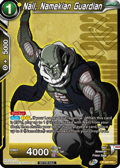 Nail, Namekian Guardian (P-397) [Promotion Cards] | Pegasus Games WI