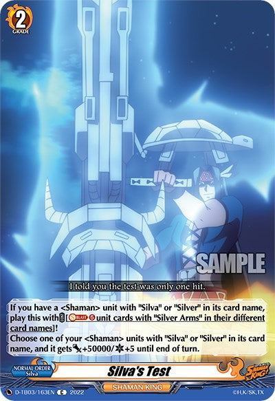 Silva's Test (D-TB03/163EN) [Shaman King] | Pegasus Games WI