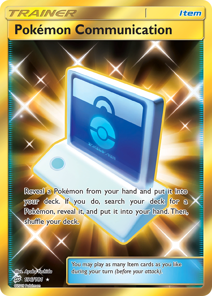 Pokemon Communication (196/181) [Sun & Moon: Team Up] | Pegasus Games WI