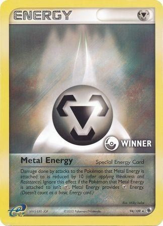 Metal Energy (94/109) (Winner) [EX: Ruby & Sapphire] | Pegasus Games WI