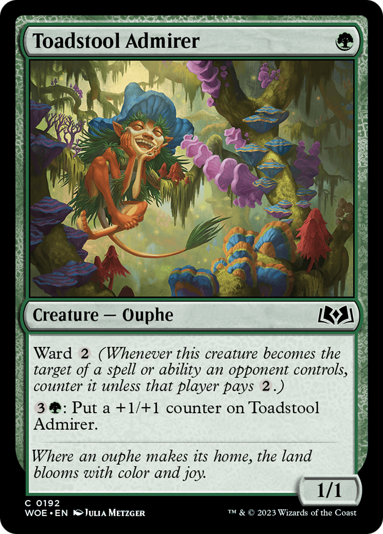 Toadstool Admirer [Wilds of Eldraine] | Pegasus Games WI