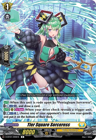 Tier Square Sorceress (D-BT01/099EN) [Genesis of the Five Greats] | Pegasus Games WI