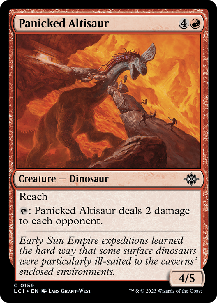 Panicked Altisaur [The Lost Caverns of Ixalan] | Pegasus Games WI