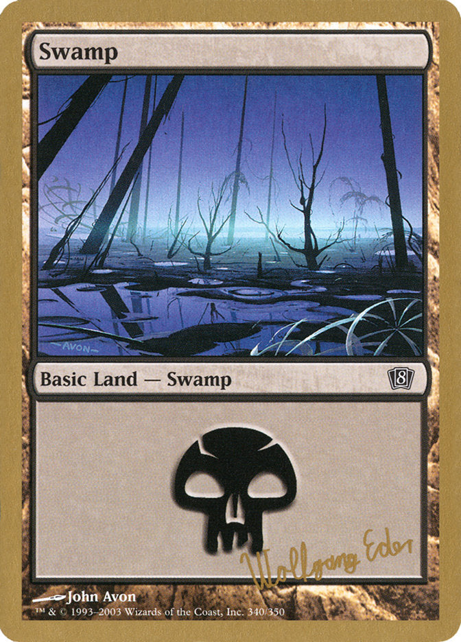 Swamp (we340) (Wolfgang Eder) [World Championship Decks 2003] | Pegasus Games WI