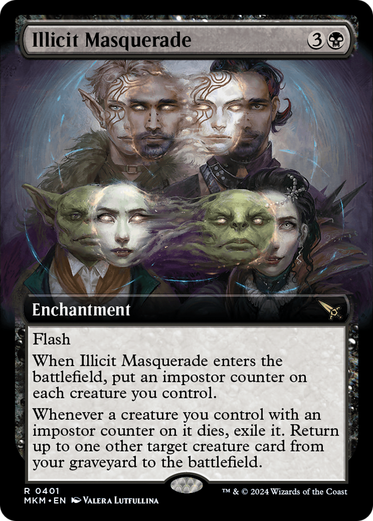 Illicit Masquerade (Extended Art) [Murders at Karlov Manor] | Pegasus Games WI