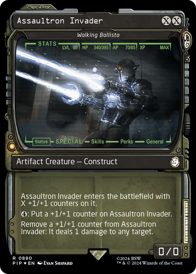 Assaultron Invader - Walking Ballista (Surge Foil) [Fallout] | Pegasus Games WI
