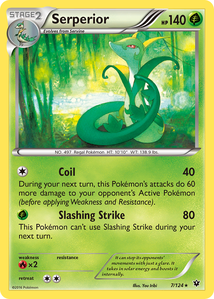 Serperior (7/124) [XY: Fates Collide] | Pegasus Games WI
