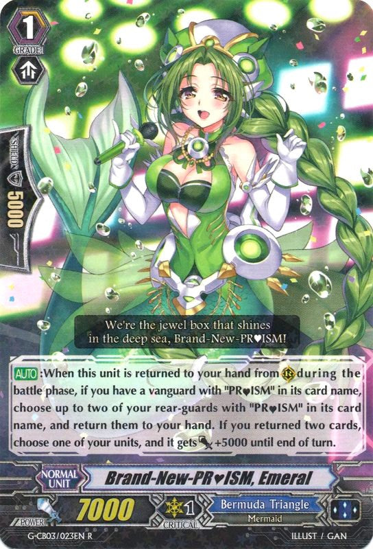 Brand-New-PRISM, Emeral (G-CB03/023EN) [Blessing of Divas] | Pegasus Games WI