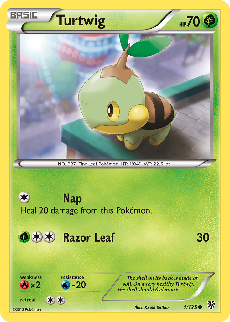 Turtwig (1/135) [Black & White: Plasma Storm] | Pegasus Games WI