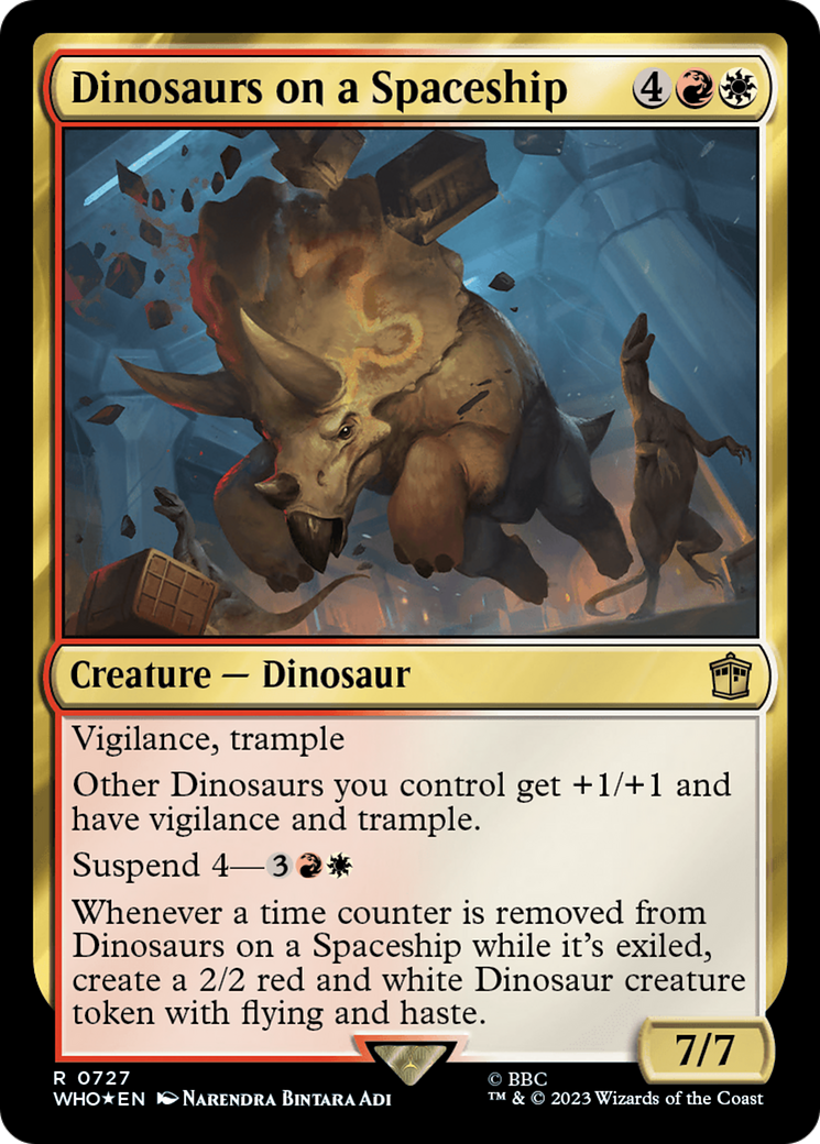 Dinosaurs on a Spaceship (Surge Foil) [Doctor Who] | Pegasus Games WI