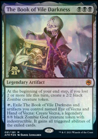 The Book of Vile Darkness [Dungeons & Dragons: Adventures in the Forgotten Realms Prerelease Promos] | Pegasus Games WI