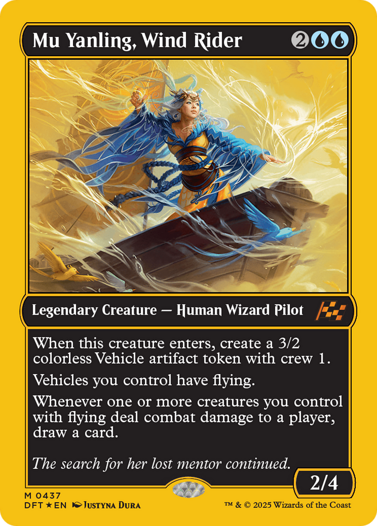 Mu Yanling, Wind Rider (First-Place Foil) [Aetherdrift] | Pegasus Games WI