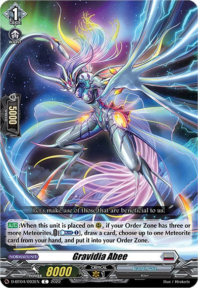 Gravidia Abee (D-BT04/093EN) [Awakening of Chakrabarthi] | Pegasus Games WI