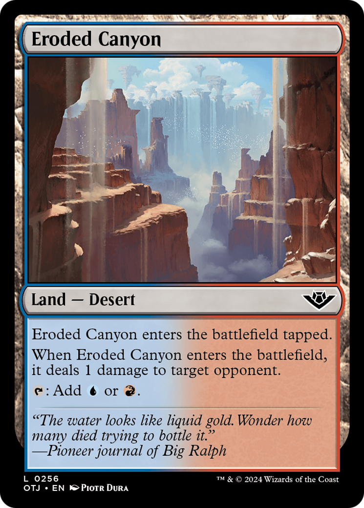 Eroded Canyon [Outlaws of Thunder Junction] | Pegasus Games WI