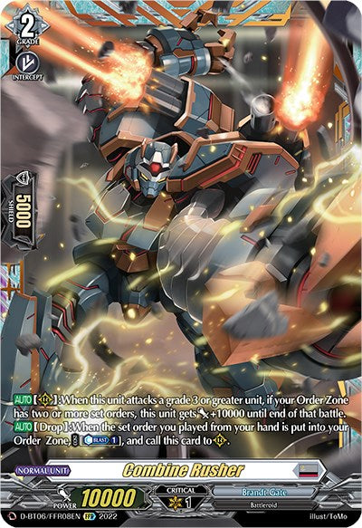 Combine Rusher (D-BT06/FFR08EN) [Blazing Dragon Reborn] | Pegasus Games WI