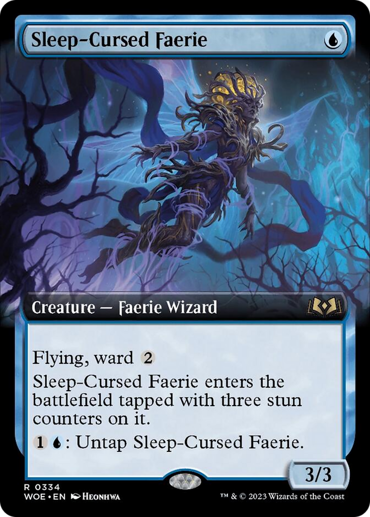 Sleep-Cursed Faerie (Extended Art) [Wilds of Eldraine] | Pegasus Games WI