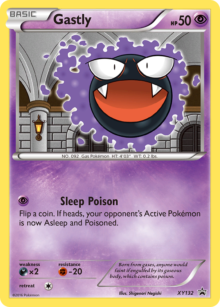 Gastly (XY132) [XY: Black Star Promos] | Pegasus Games WI