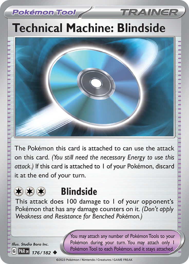 Technical Machine: Blindside (176/182) [Scarlet & Violet: Paradox Rift] | Pegasus Games WI