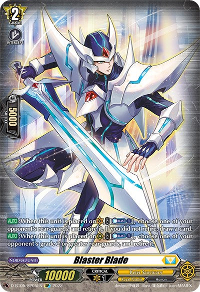 Blaster Blade (D-BT05/SP05EN) [Triumphant Return of the Brave Heroes] | Pegasus Games WI