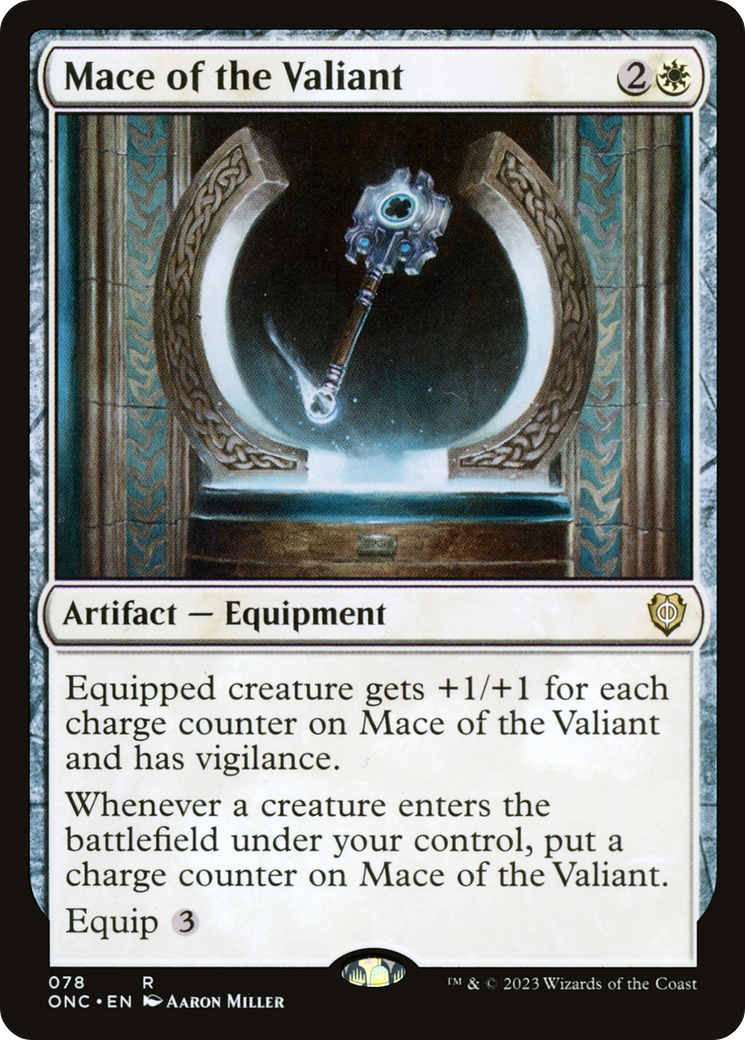 Mace of the Valiant [Phyrexia: All Will Be One Commander] | Pegasus Games WI