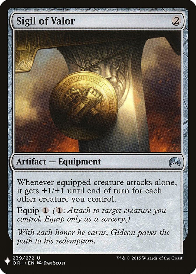 Sigil of Valor [Mystery Booster] | Pegasus Games WI