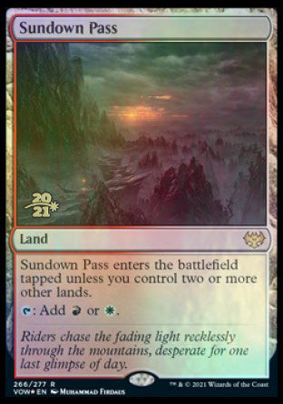 Sundown Pass [Innistrad: Crimson Vow Prerelease Promos] | Pegasus Games WI