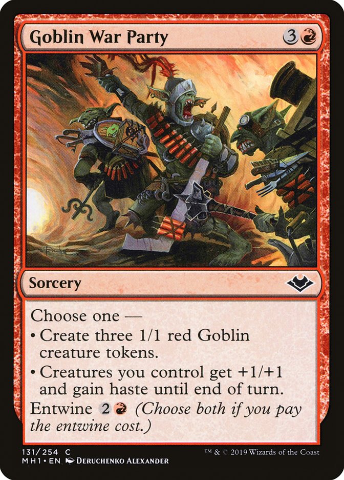 Goblin War Party [Modern Horizons] | Pegasus Games WI