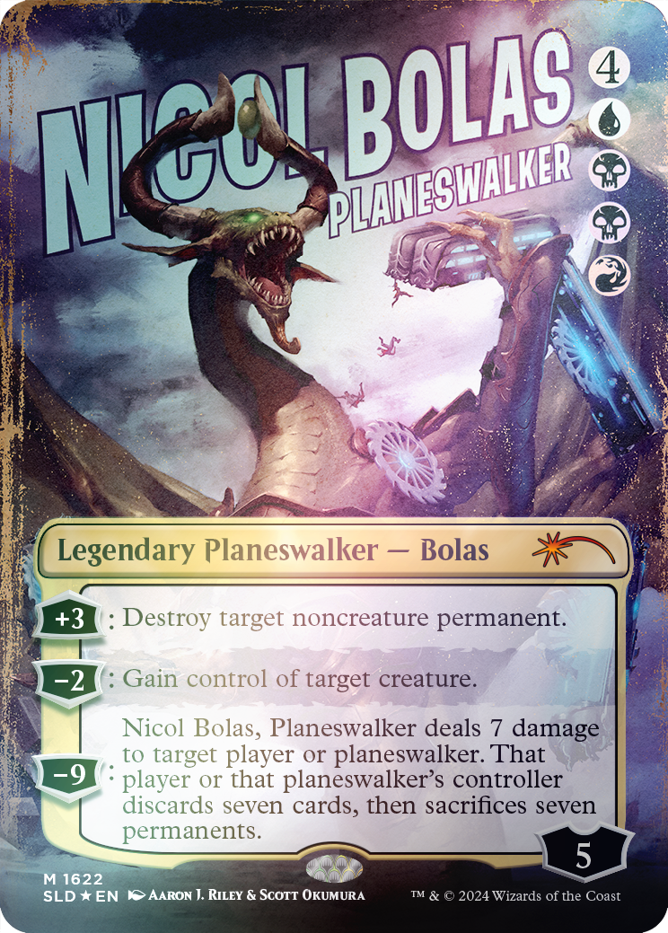 Nicol Bolas, Planeswalker (Rainbow Foil) [Secret Lair Drop Series] | Pegasus Games WI